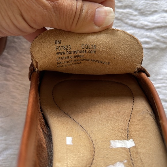Born leather flats size 6 gold buckle - Picture 5 of 13